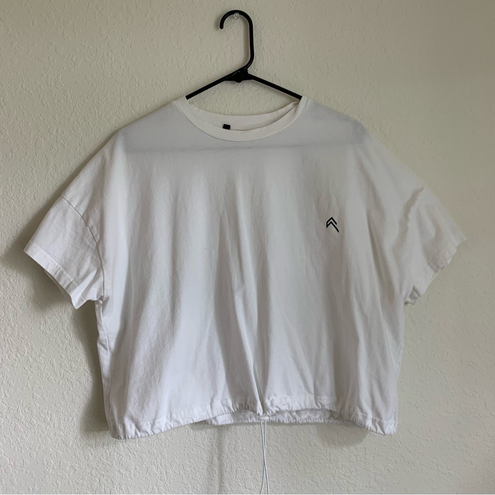 Oner Active Oversized White Adjustable Tee